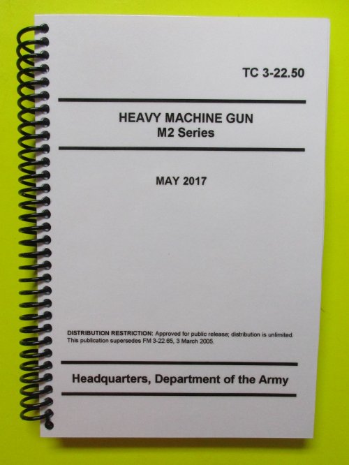 TC 3-22.50 Heavy Machine Gun M2 Series - 2017 - BIG size - Click Image to Close